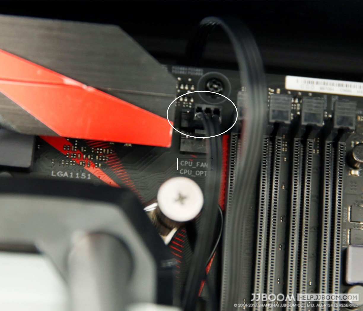 原创:海盗船H100i水冷系统的拆装方法 CPU接线 - 原创:海盗船H100i水冷系统的拆装方法